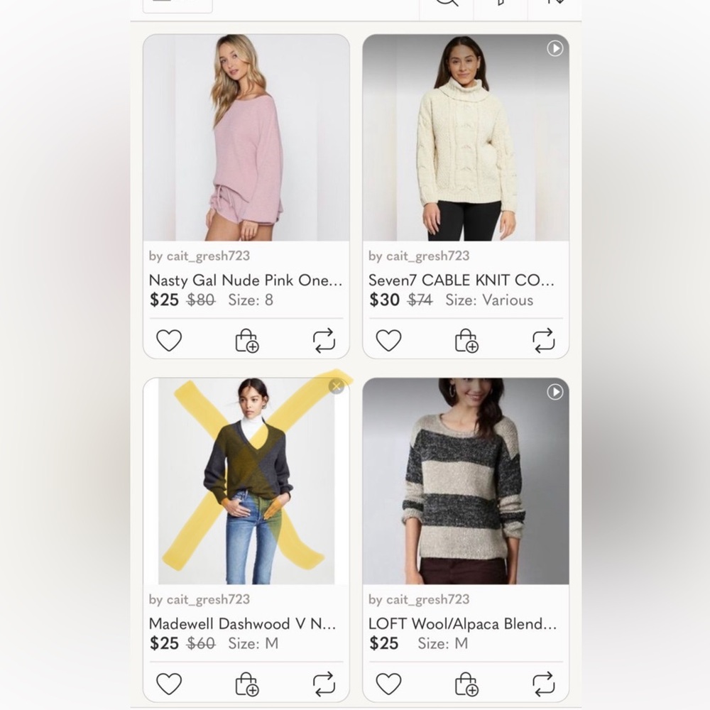Size Medium Sweater Bundle